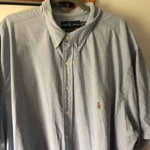 Polo Ralph Lauren Big&Tall S/S Blue Oxford 3XLT